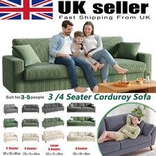 Modern 2/3/4 Seater Corduroy