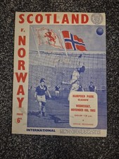 SCOTLAND V NORWAY 1963