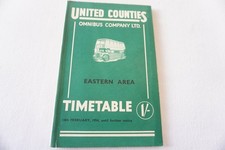 Feb 1954 United Counties Bus