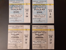4 No. ENGLAND v SPAIN 1968 and