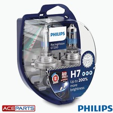 Philips RacingVision GT200 H7 **NEW 2020** Car Headlight Bulbs Twin Pack