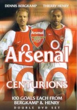 Centurions - 100 Goals of Dennis Bergkamp/Thierry Henry DVD (2003) Arsenal FC