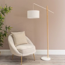Wooden Arched Floor Lamp Large