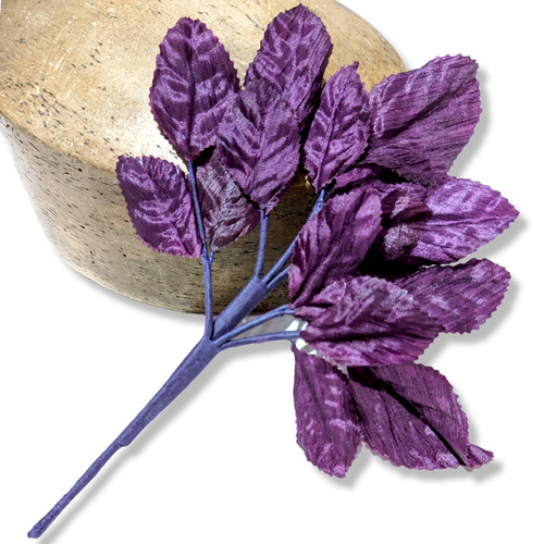 Silk wired milo leaf - 'milo',
