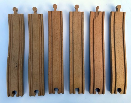 Wooden railway ascending - wooden,