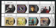 2019 ROYAL MAIL FULL SET OF POSTAGE STAMPS - ELTON JOHN.