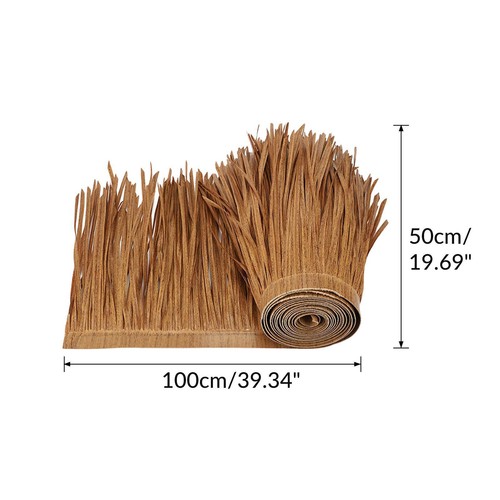 Synthetic thatch roofing panel - synthetic,