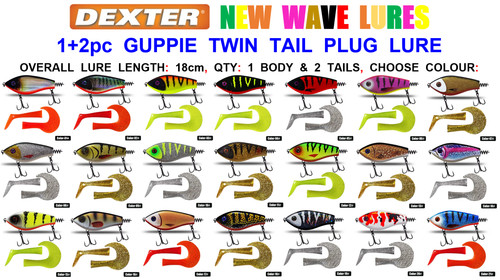 Dexter 2pc 18cm guppie - 1+2pc,