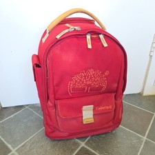 Vintage Timberland Red Small Travel Luggage Suitcase