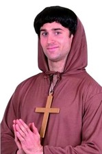 Pvc Monks  Large Cross Vicar Priest Nun Religious Fancy Dress Halloween