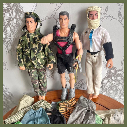 Vintage action man - vintage, bundle