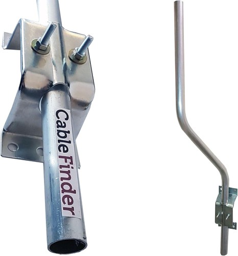 Outdoor rated 3ft cranked - 3ft, pole