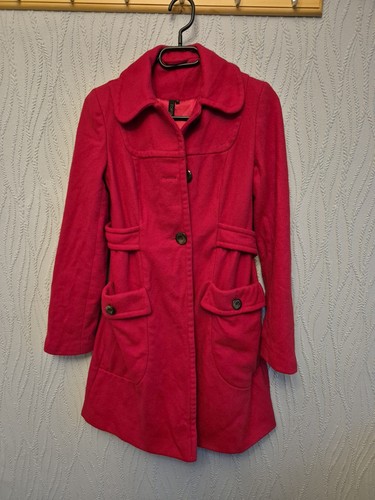 Top shop red ladies coat - top,