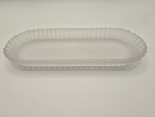 Vintage 1960s Frosted Glass