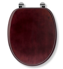 Croydex Toilet Seat Solid Wood