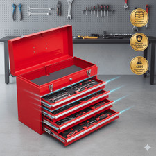 4-Drawer Portable Steel Tool