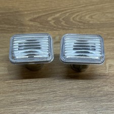 Classic Mini Land Rover Discovery Clear Side Repeaters Indicator Lights Lenses