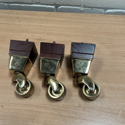 Brass sofa heavy duty castor - 3,