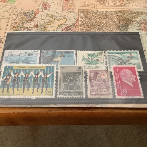 Turkish postage stamps - used, 8