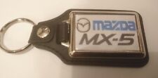 MAZDA MX5 LOGO LEATHER KEYRING