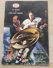 RUGBY LEAGUE WORLD CLUB CHALLENGE PROGRAMME ST HELENS v PARIS SAINT GEMAIN 1997