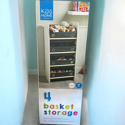 Kids toy storage basket - kids, fabric