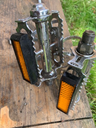 Vintage chrome bike - chrome, pedals