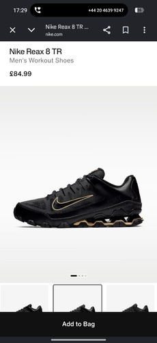 Nike reax black volt - reax, 8