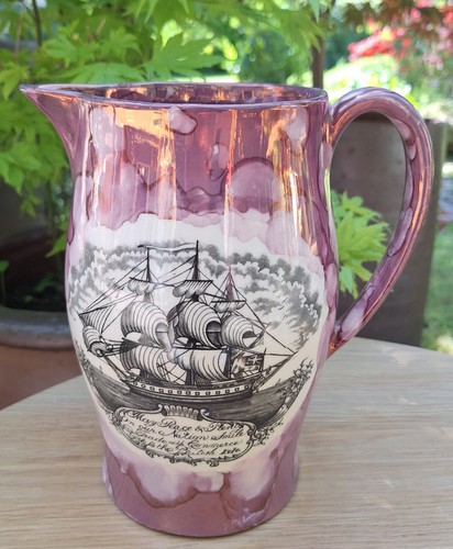 Grays pottery type pink lustre - grays,