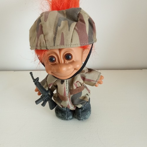 Vintage russ army troll - russ, doll