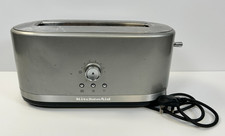 KitchenAid Manual Control 4 Slice Long Slot Toaster Contour Silver