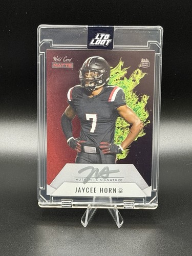 Jaycee horn card auto 20 - horn,