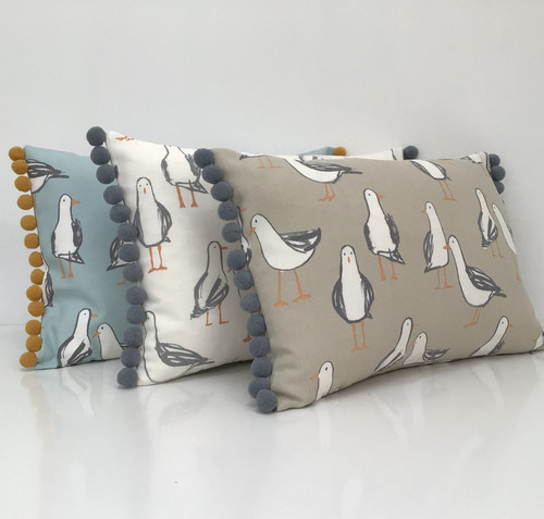 Seagull bolster cushion - seagull, cover