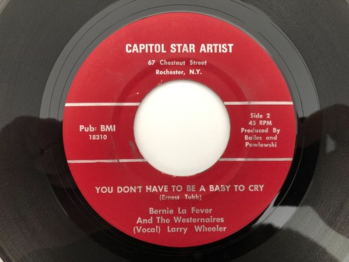 Rockabilly 45 bernie - '68,