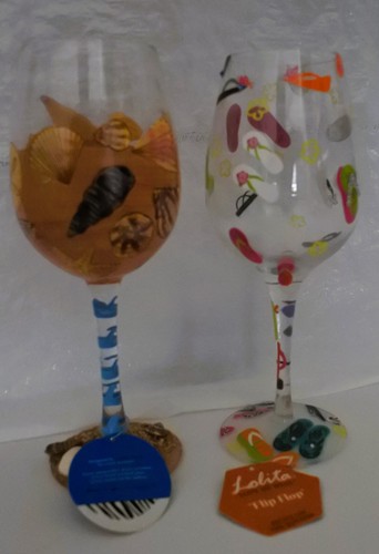 Lolita wine glasses - glasses, seaside