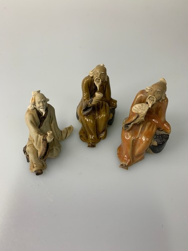 Vintage chinese mud - mud, men