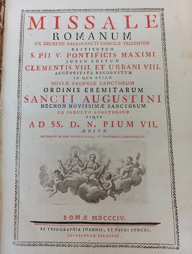 Missal romanum decree - missal, ex