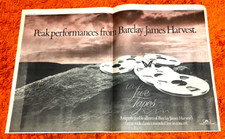 Barclay James Harvest Live Tapes Vintage ORIG 1978 Press/Mag ADVERT Poster-Size