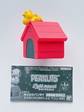 Bandai Peanuts Snoopy Light Mascot Capsule Japan Toy - Woodstock & Dog House