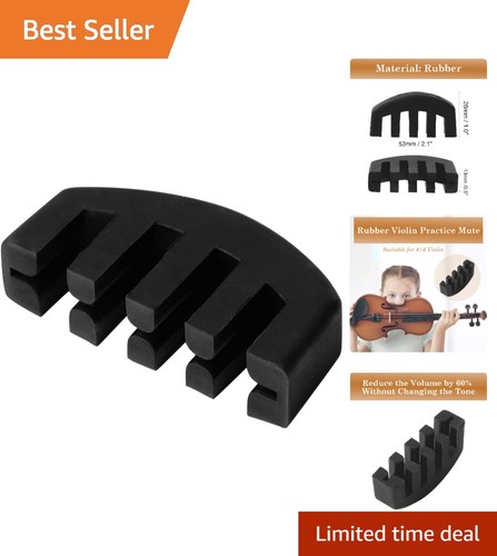 Lightweight black violin mute - lightweight,