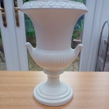 Vintage Dartmouth England White Urn Vase, 23CMS TALL 
