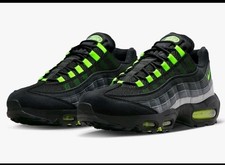 Nike Air Max 95 Black Reverse Neon Shoes Trainers FV4710-001  UK 7-10