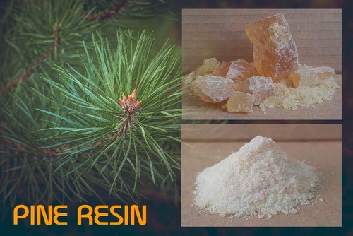 Natural pine resin lumps - natural,