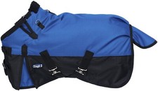 Miniature Horse Heavyweight Winter Turnout Blanket - 1200D - 36"-50" -Royal Blue