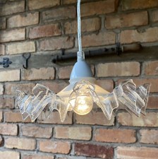 Antique Vaseline Glass Frilled