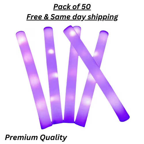 50pcs led foam glow sticks - led,