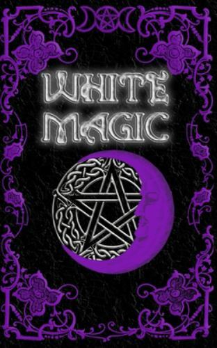 White magic spell book wiccan - white, book: