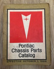 Pontiac Chassis Parts Catalog, 1967, Original Printed Book