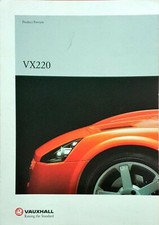 Vauxhall VX220 Brochure 1999