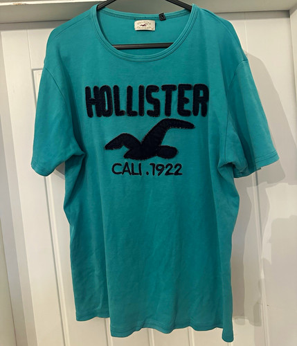 Hollister men blue logo - blue,